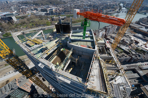 tour des finances à Liège